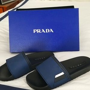 Prada Mens pool slides